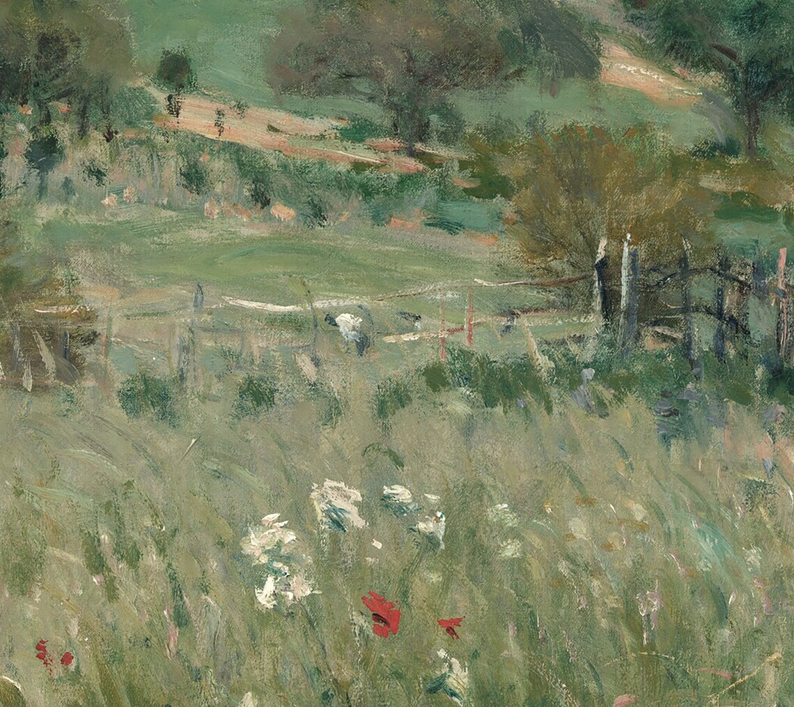 Vintage Spring Landscape Art Print, Nursery Farmhouse - Image 3