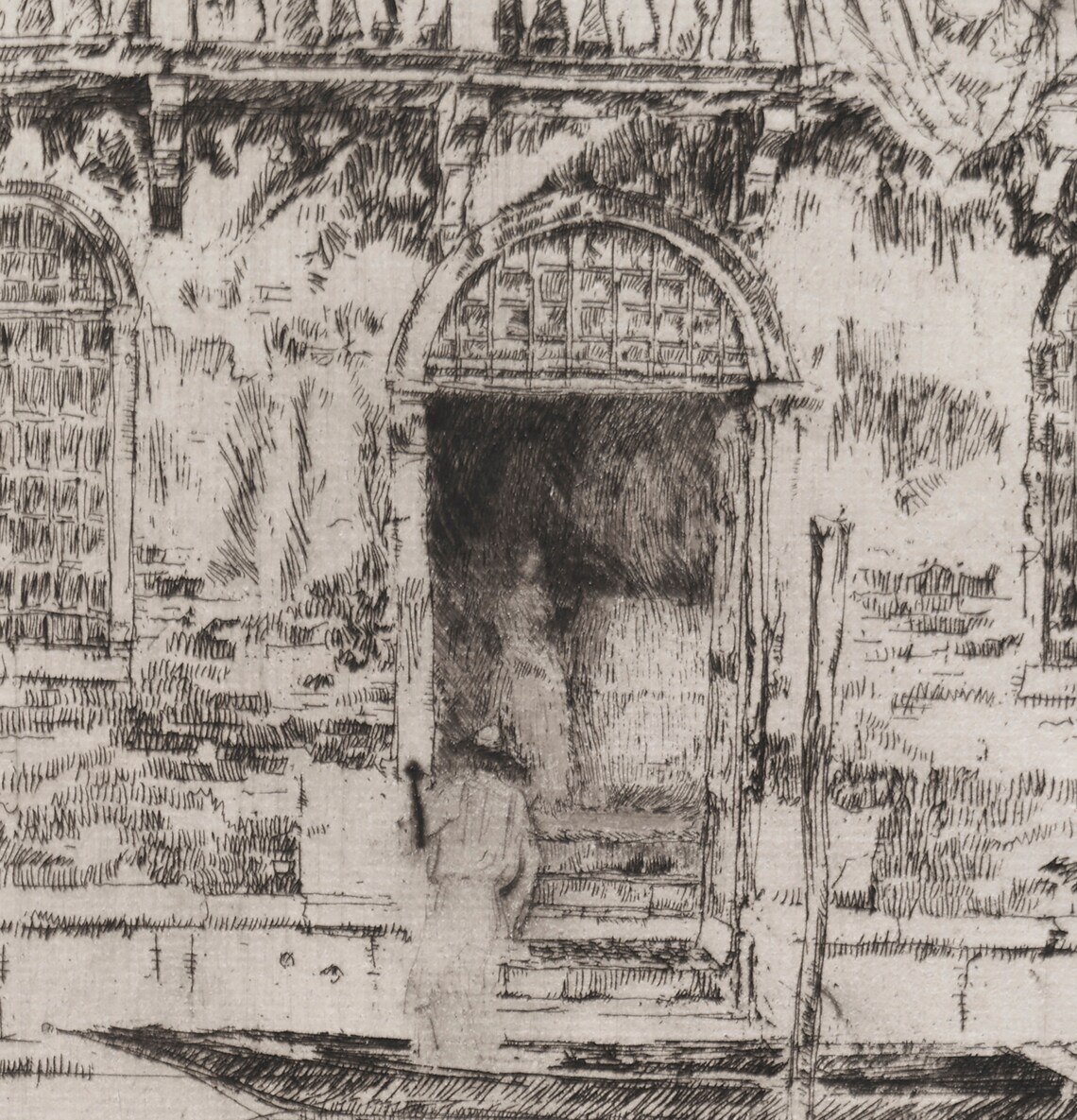 Venice Canal Sketch, Vintage Architecture Art Print - Image 4