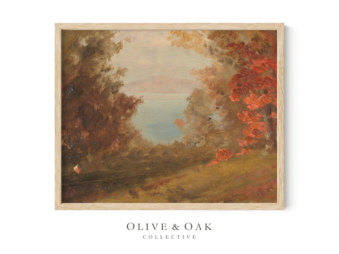 Autumn Landscape Painting, Fall Decor Art Print - Image 4