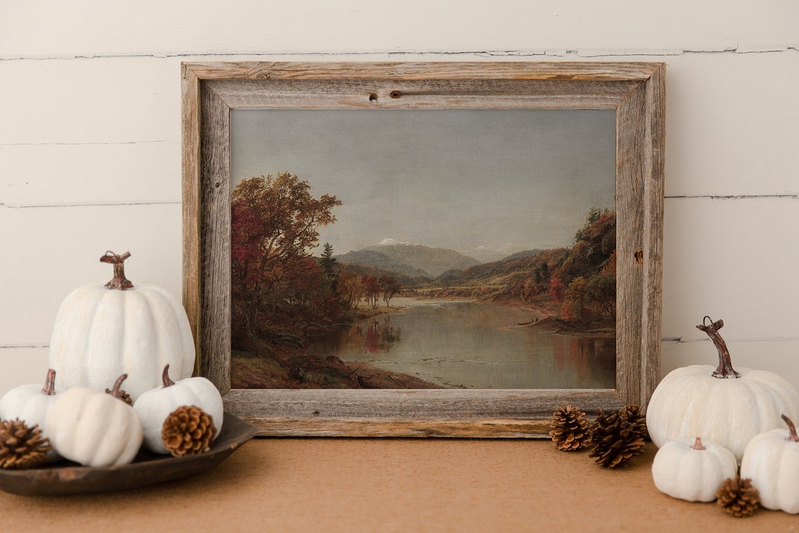 Fall Autumn Landscape Art Print - Image 2