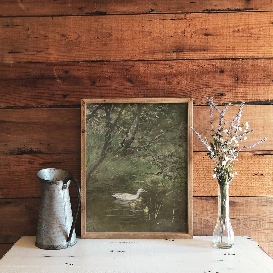 Spring Landscape - Vintage Farmhouse Art - Image 3