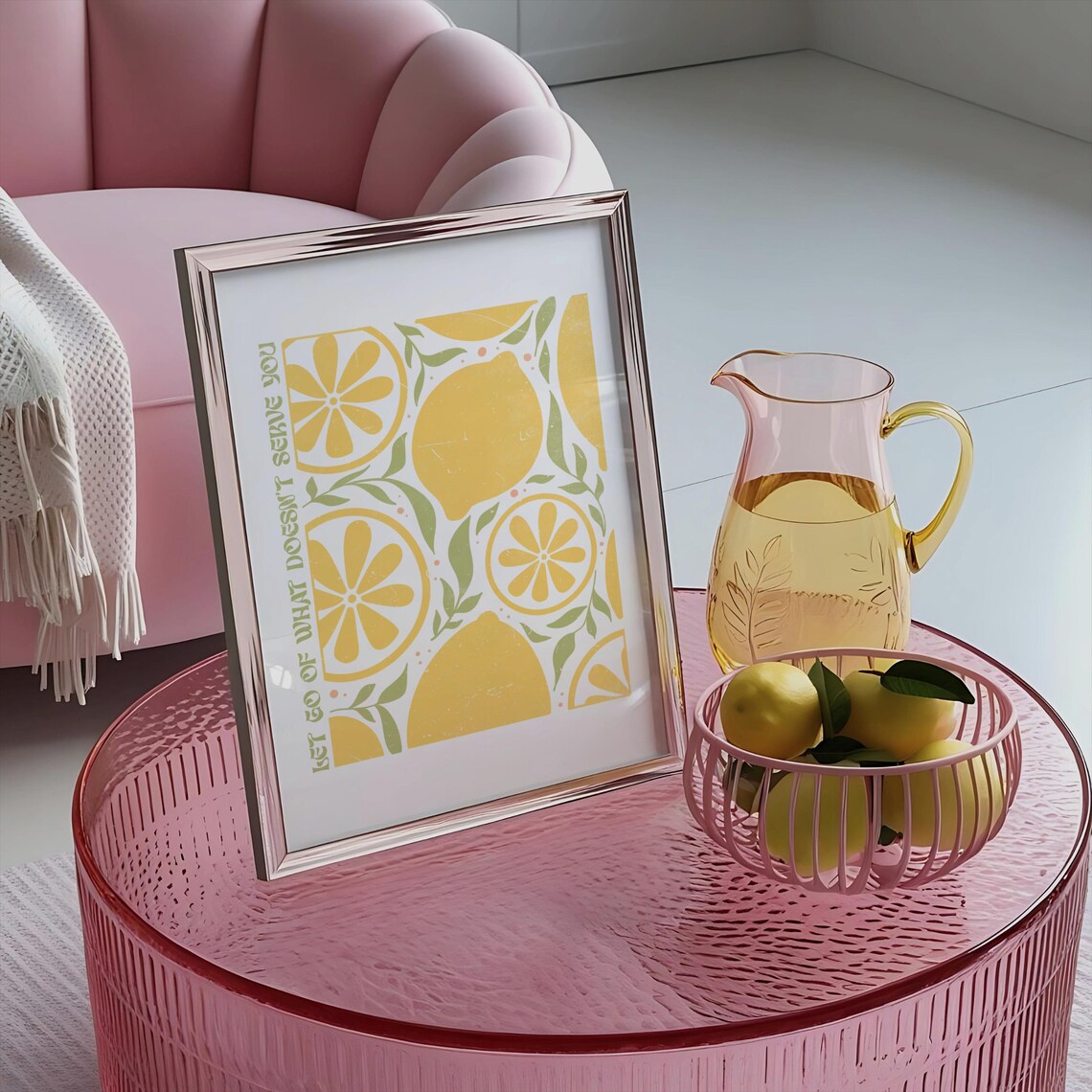 Boho Lemons Let Go Of What Doesnt Serve You Quote - Image 2