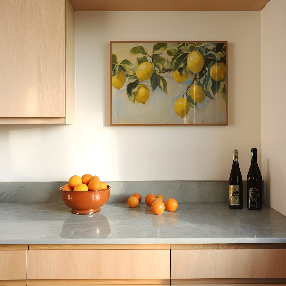 Lemon Tree Vintage Italian Summer Art Print - Image 5