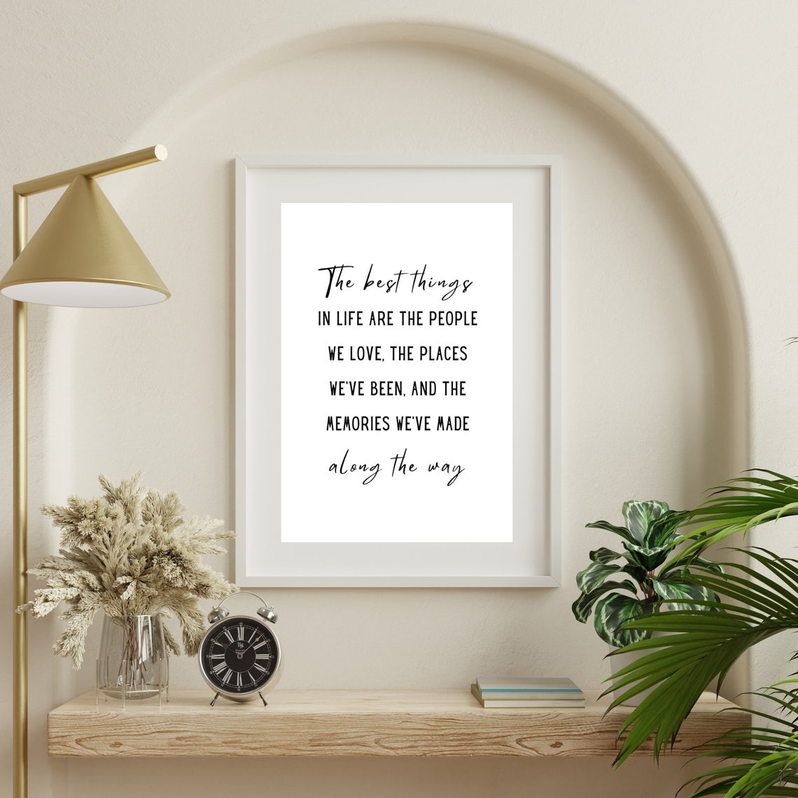 The Best Things In Life Print Inspirational Quote Wall Art Quote Print Best Friend Gifts Gifts For Family Positive Quotes - Image 3
