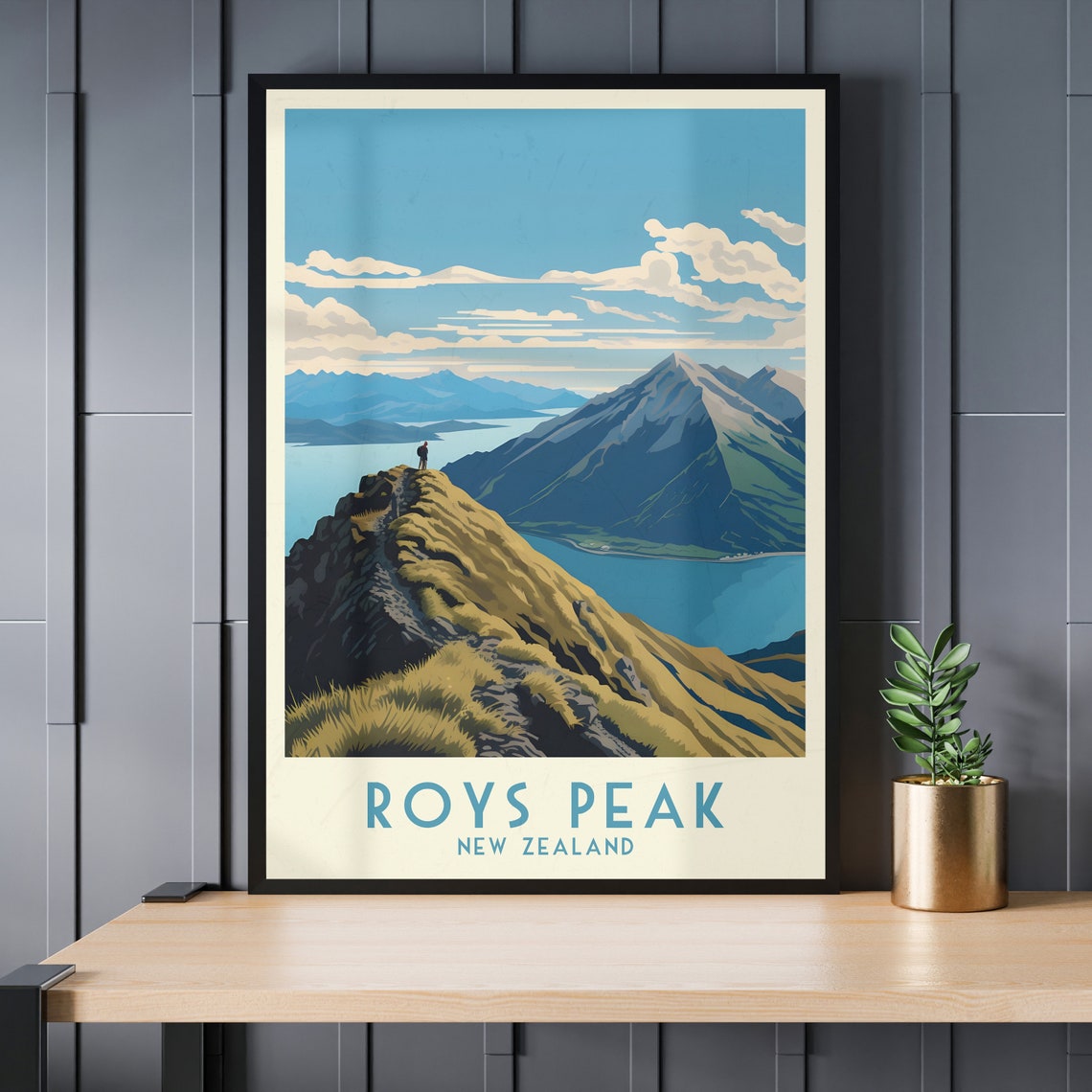Roys Peak Travel Print New Zealand Print New Zealand Wall Art Home Decor Wedding Gift Birthday Gift Print Poster Downloads - Image 3