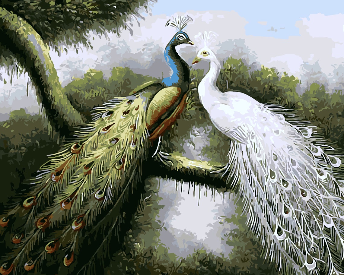 Peacock Art, Peacock Wall Decor - Image 3