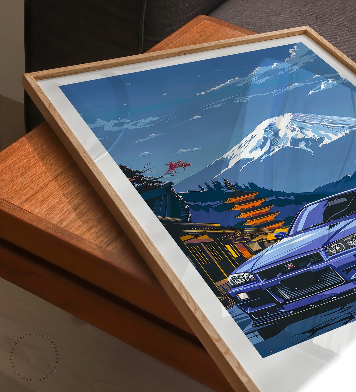 Tokyo Travel Poster Tokyo Japan Wall Art Tokyo Drift R34 Traveler Gifts Japanese Poster Custom Travel Poster Birthday Gifts - Image 3