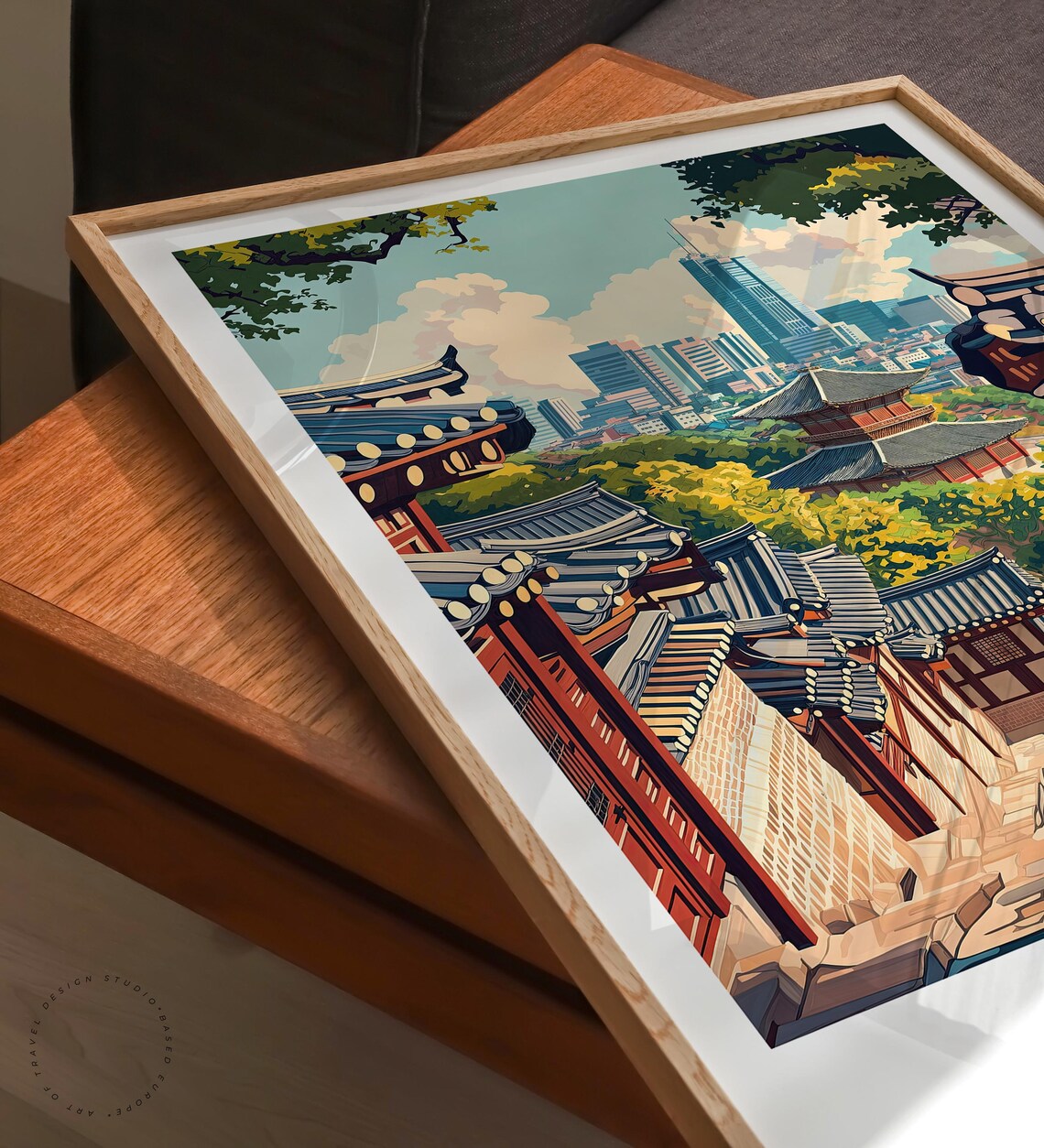 Seoul Travel Poster, South Korea City Art Print - Image 3