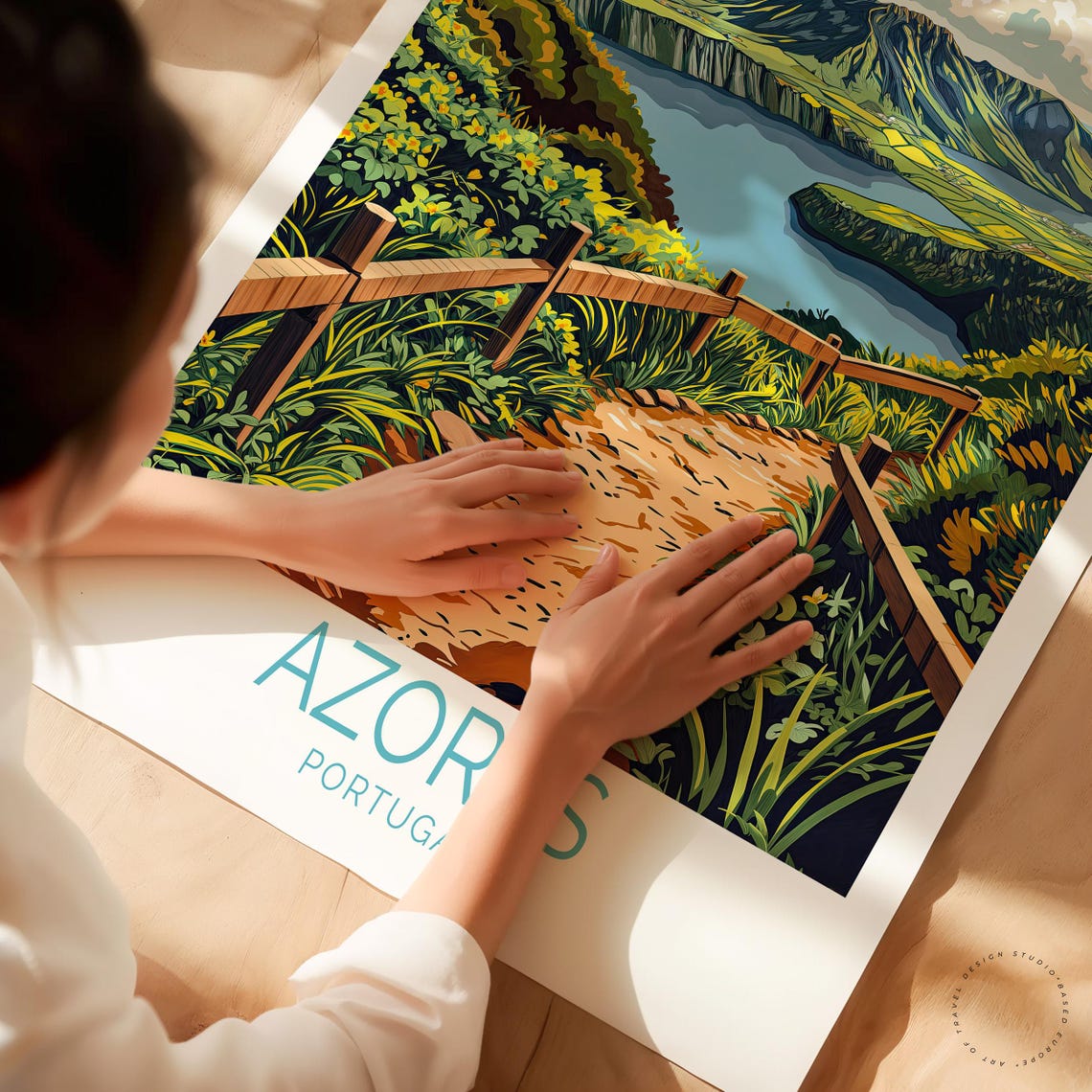 Azores Portugal Travel Poster, Home Decor - Image 3