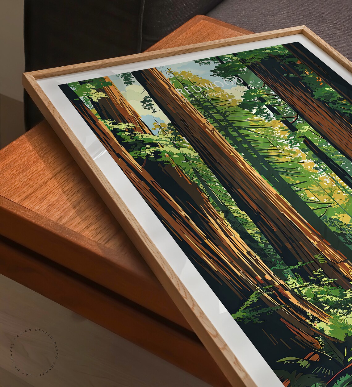 Redwood National Park Travel Poster, National Park Art - Image 3