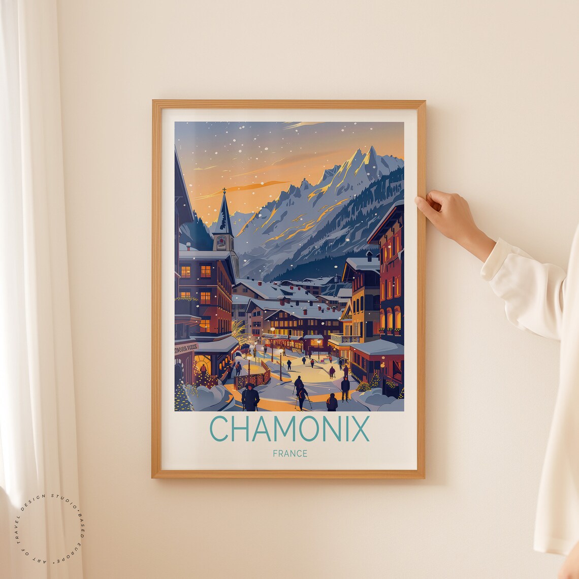 Chamonix Travel Poster, France City Poster - Image 2