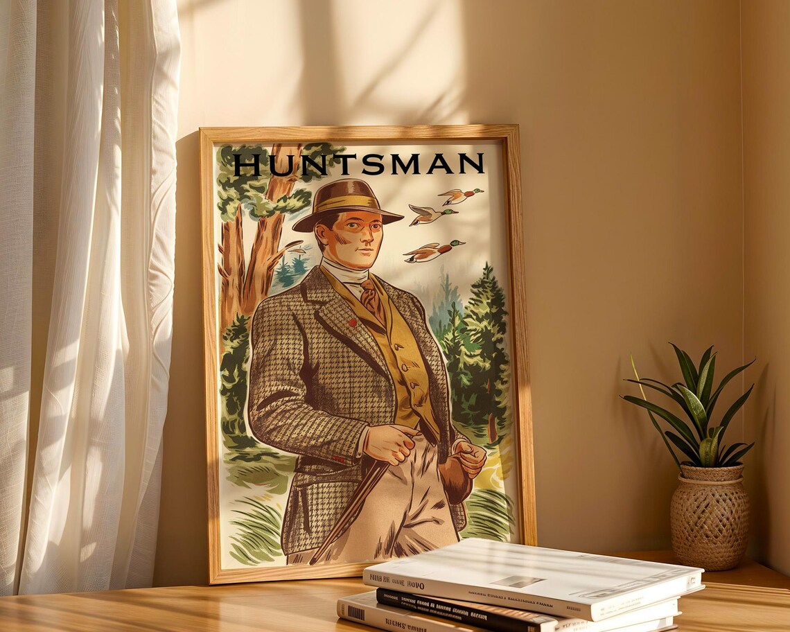Classic British Hunting Scene - Vintage Poster - Image 6