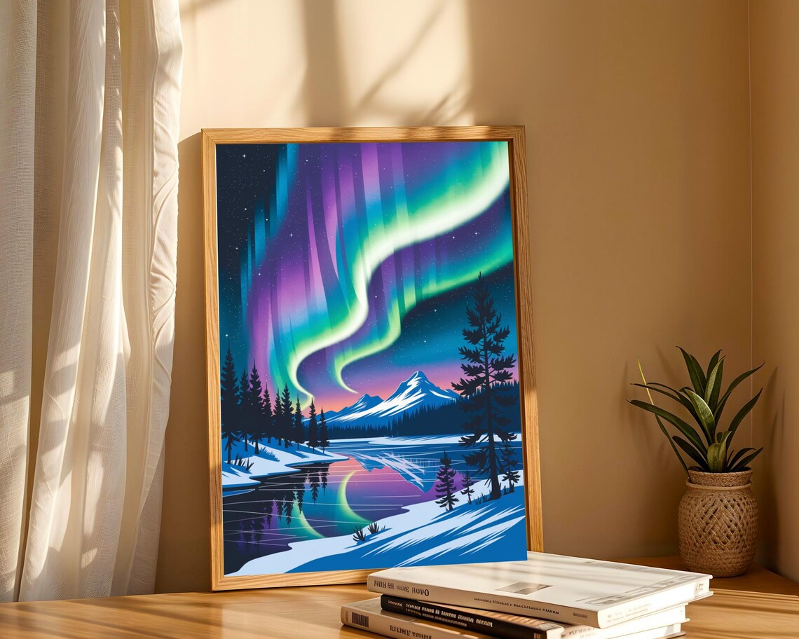 Northern Lights Abisko Sweden - Aurora Poster - Image 5