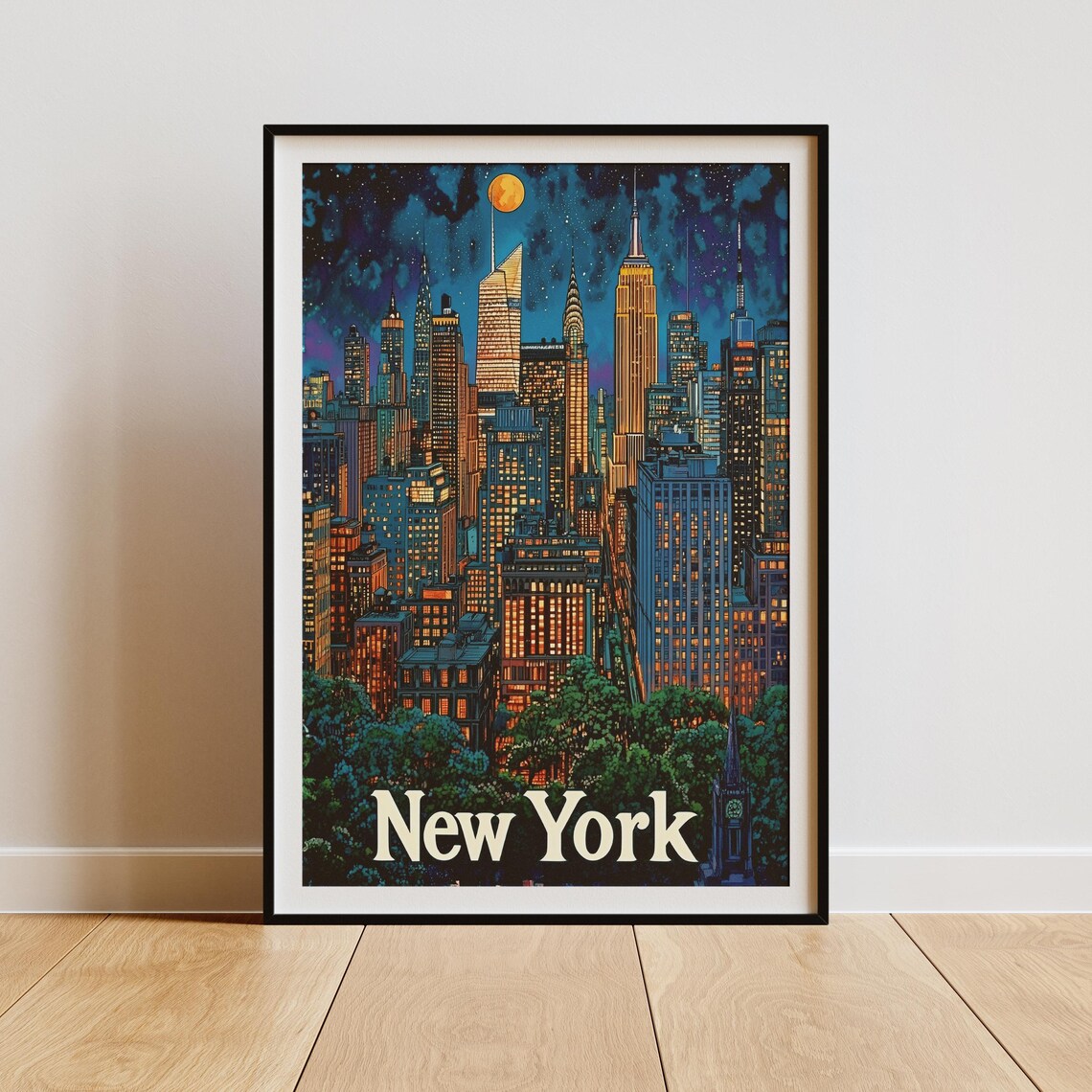 New York City NYC Travel Poster, Gift For New York Lovers - Image 3