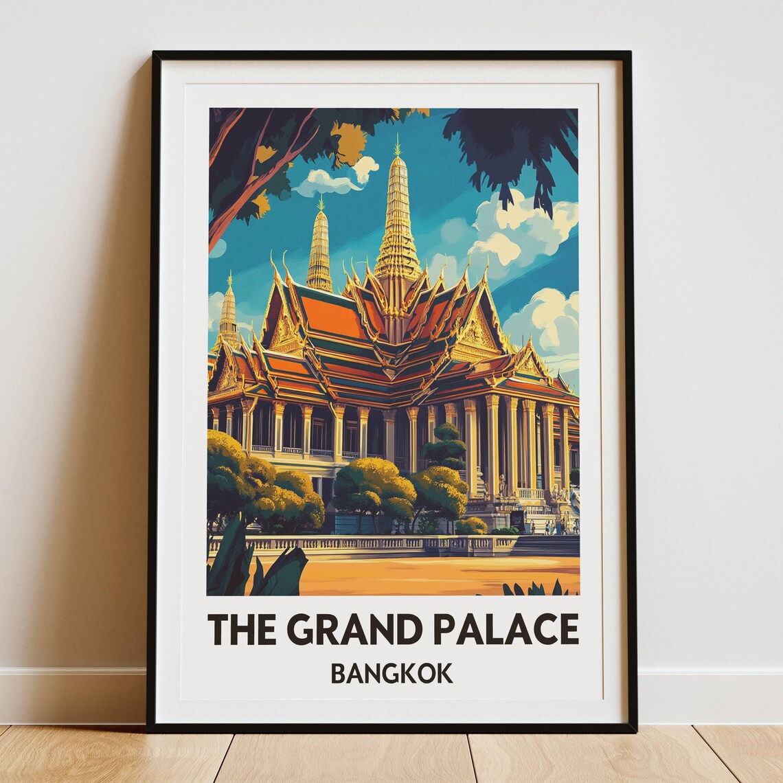 Grand Palace Bangkok, Thailand Travel Poster - Image 5