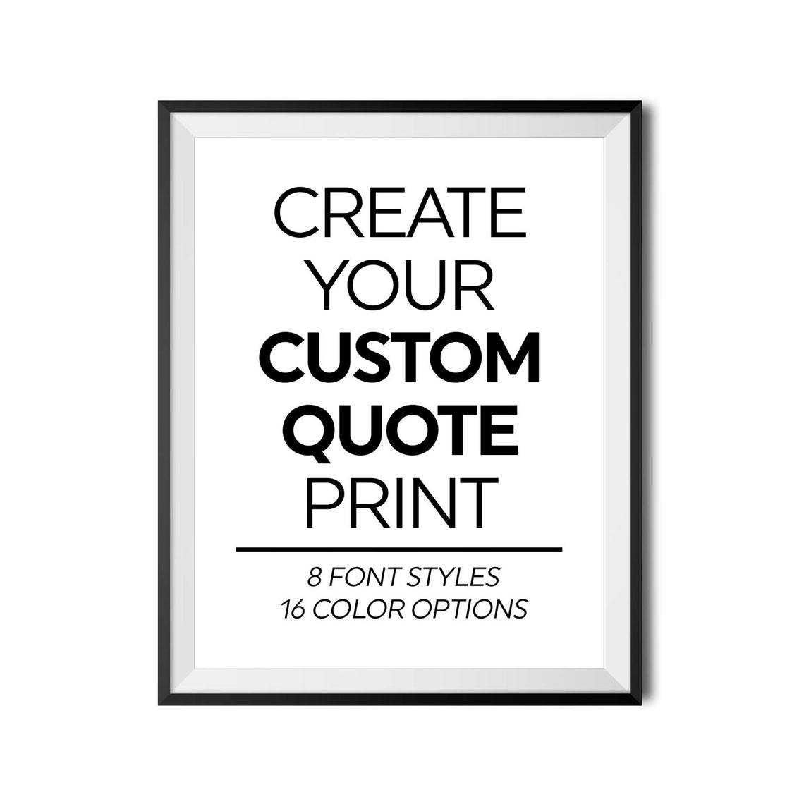Custom Quote Print Quote Poster Personalized Text Custom Saying Personalized Print Custom Wall Art