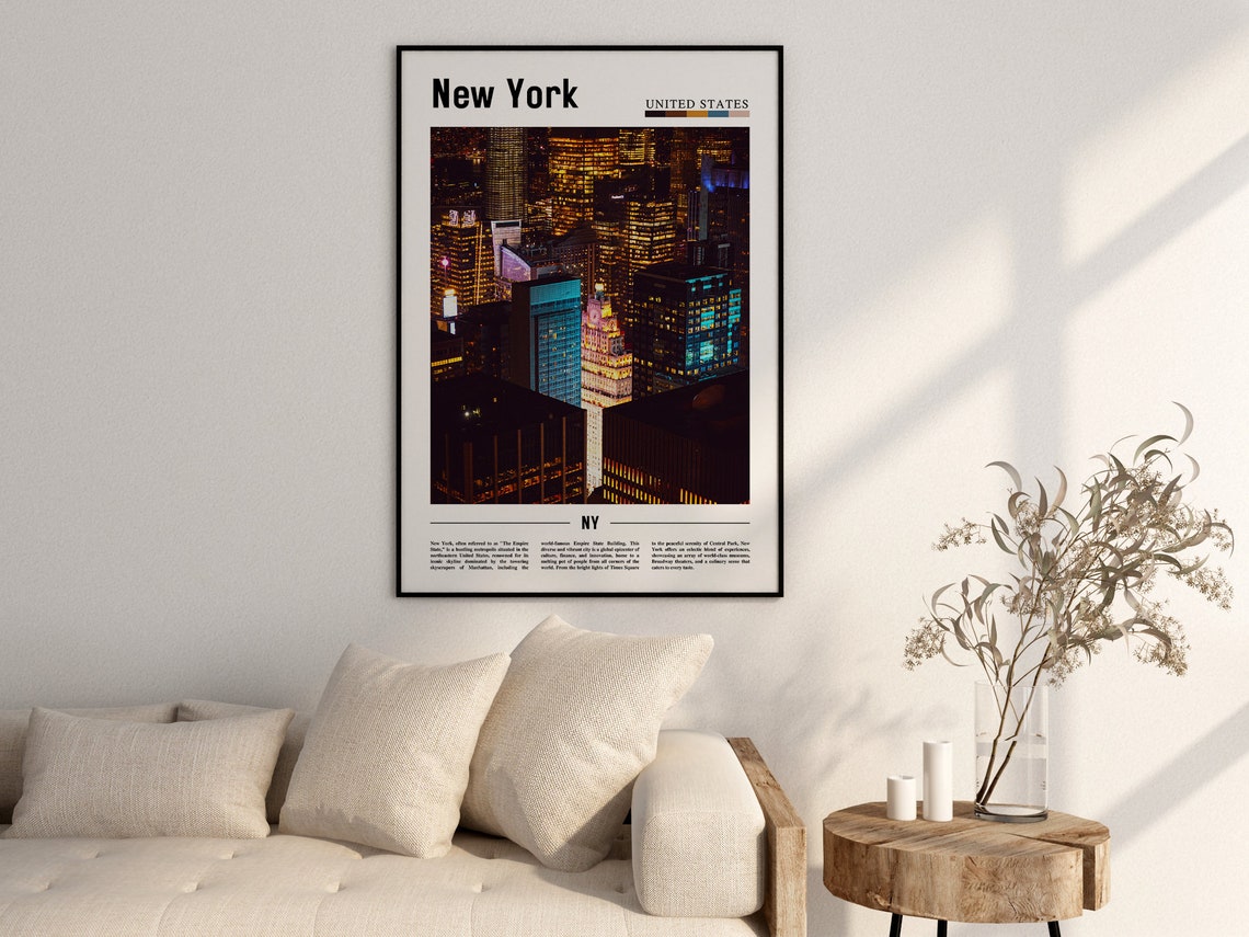 New York Poster New York Print New York Wall Art Ny Photo Ny Poster Ny Print New York Photo Travel Poster - Image 2