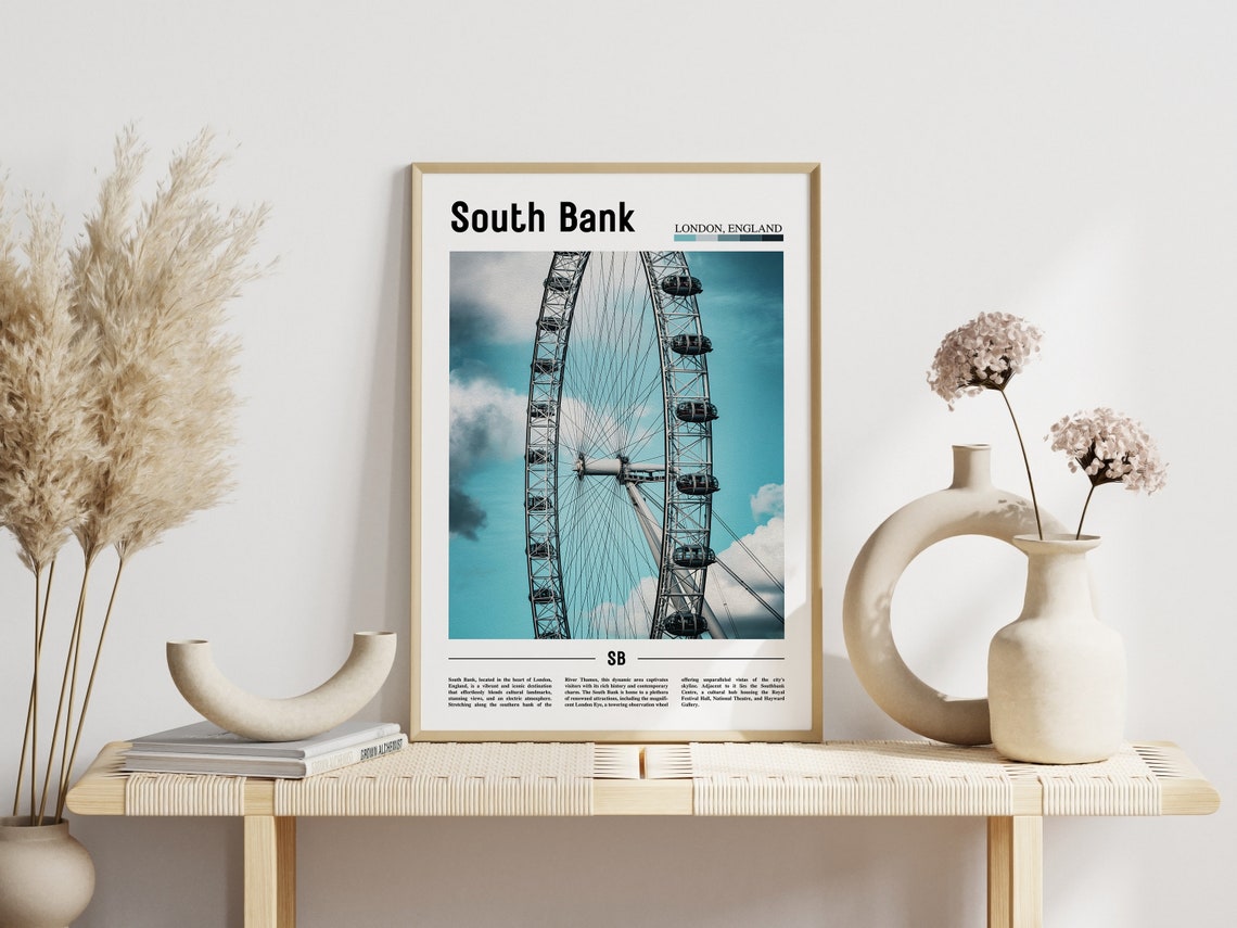 South Bank Poster South Bank Print South Bank Wall Art Europe Photo Europe Poster Europe Print Travel Poster - Image 6
