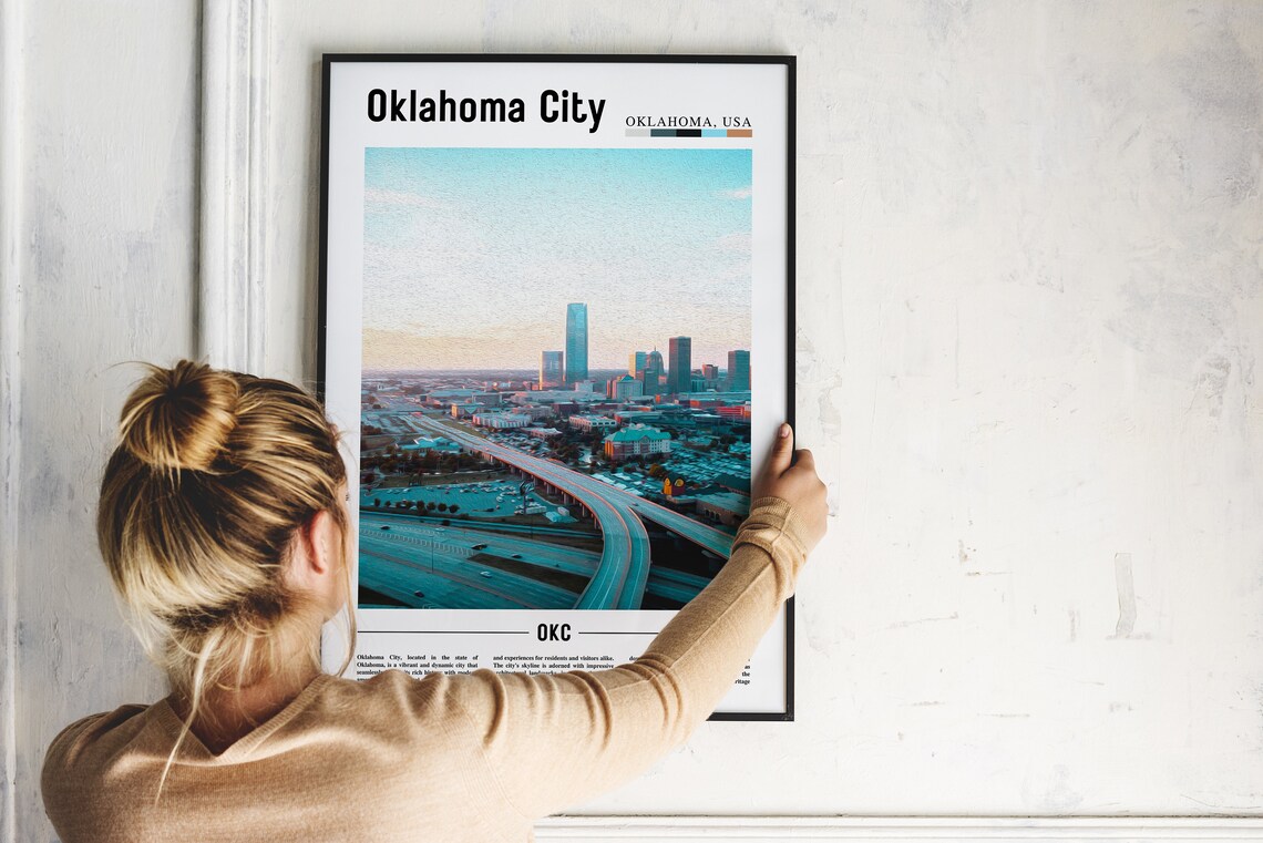 Oklahoma City Travel Poster, United States Photo - Image 5