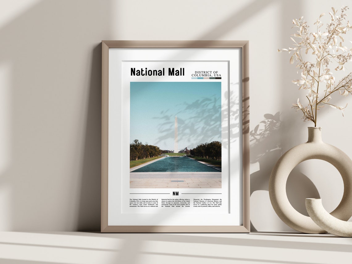 National Mall Poster National Mall Print National Mall Wall Art United States Photo United States Poster United States Print - Image 2