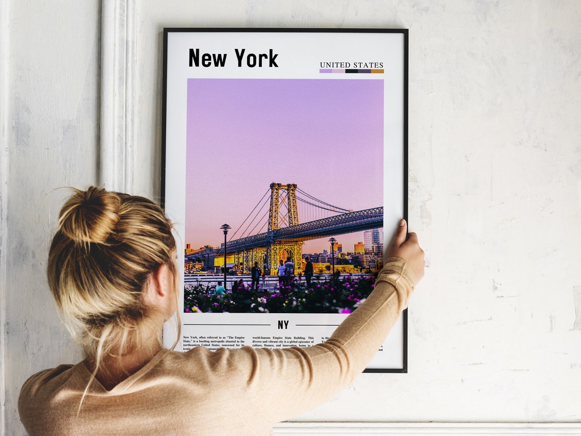 New York Poster New York Print New York Wall Art Ny Photo Ny Poster Ny Print New York Photo Travel Poster - Image 5
