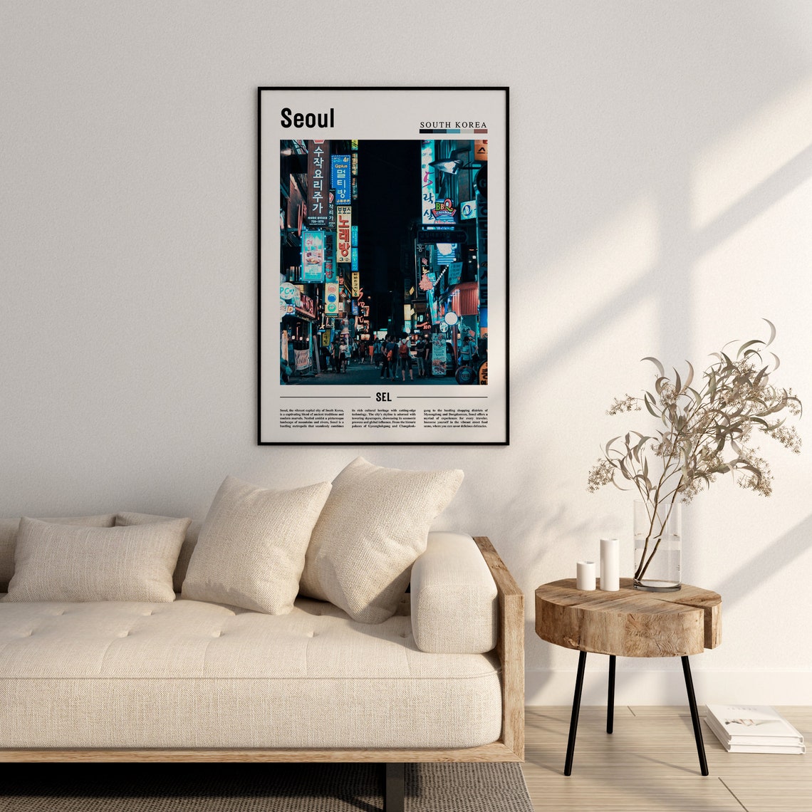 Seoul Minimal Travel Poster - Image 2