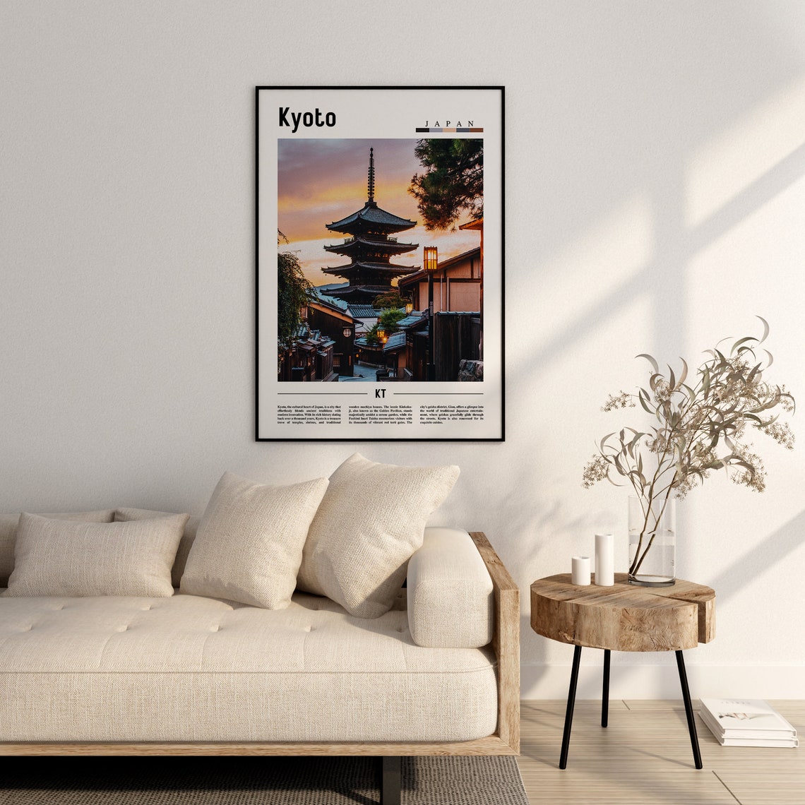 Kyoto Minimal Travel Poster - Image 2