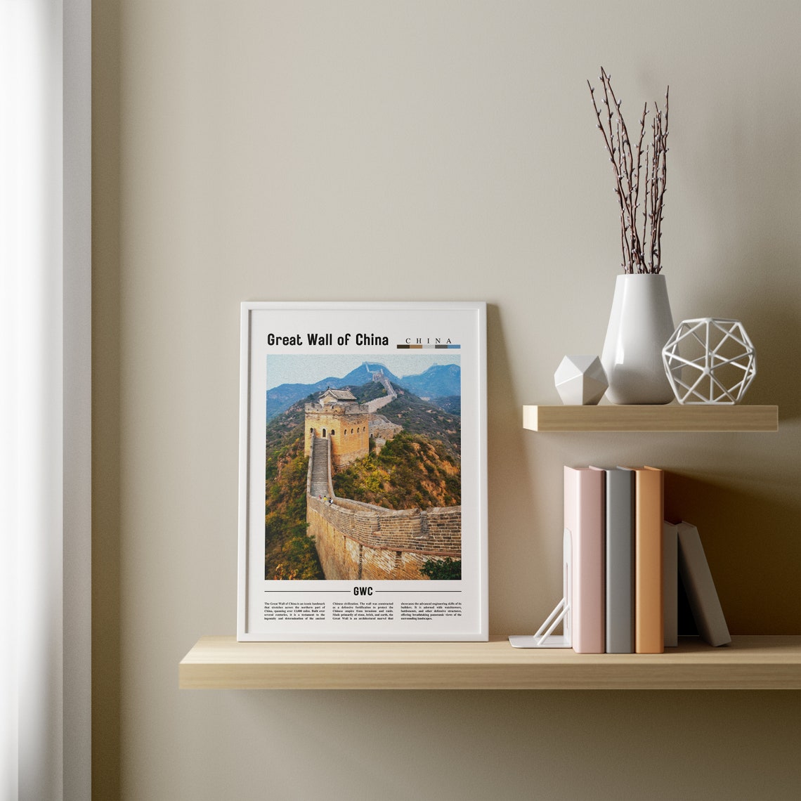 Great Wall Of China Travel Poster - Image 3