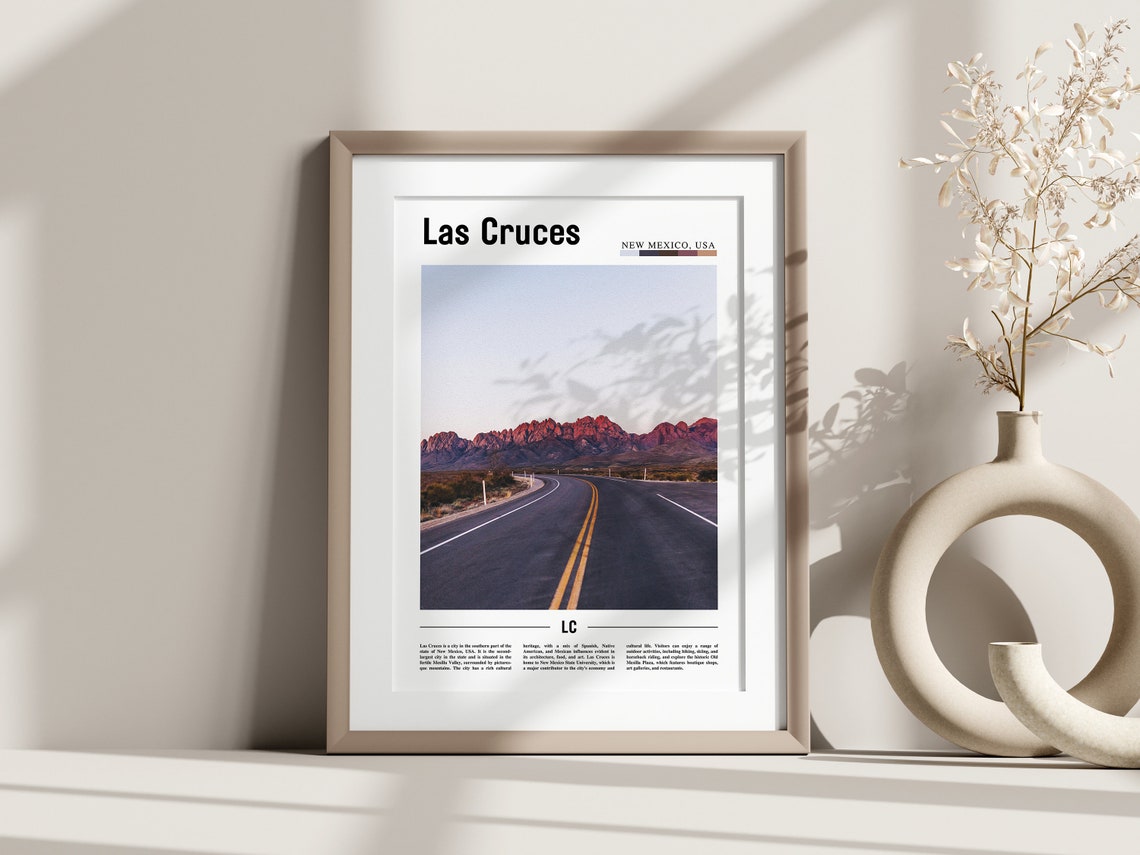 Las Cruces Poster Las Cruces Print Las Cruces Wall Art United States Photo United States Poster United States Print - Image 3