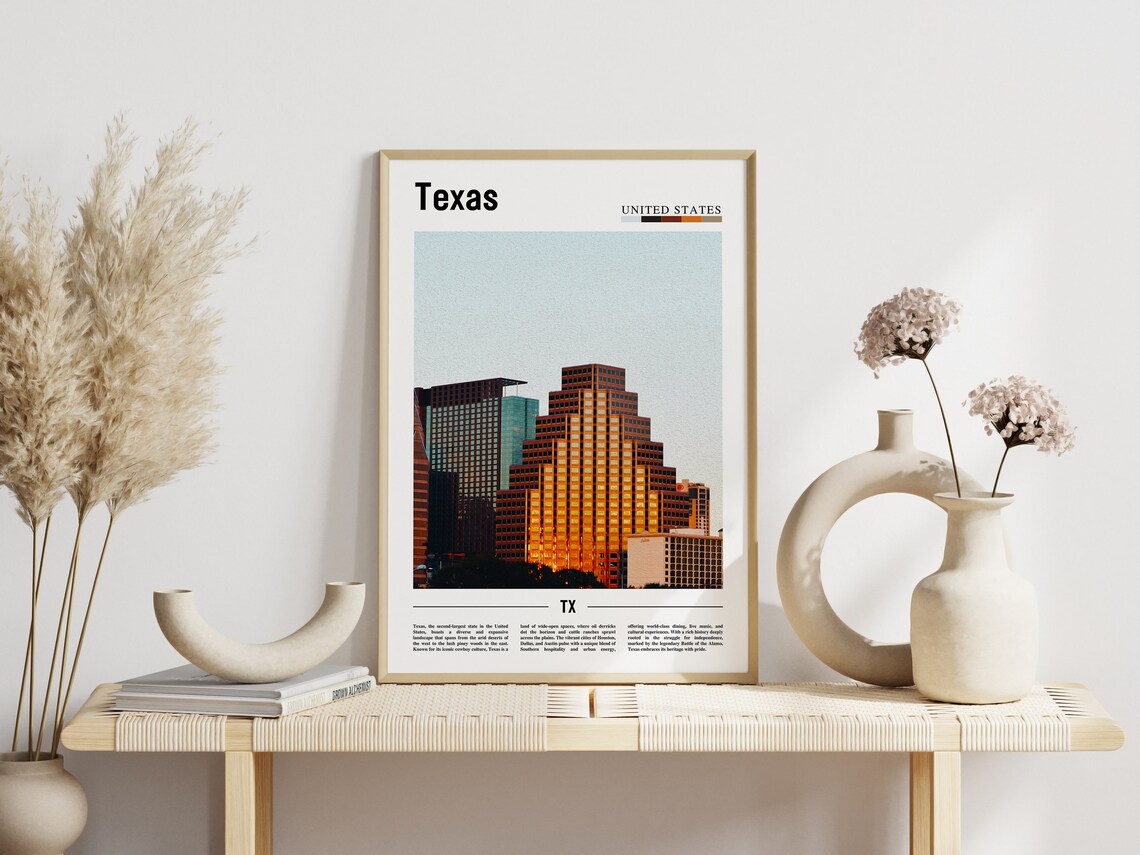 Texas Travel Poster, United States Photo - Image 6