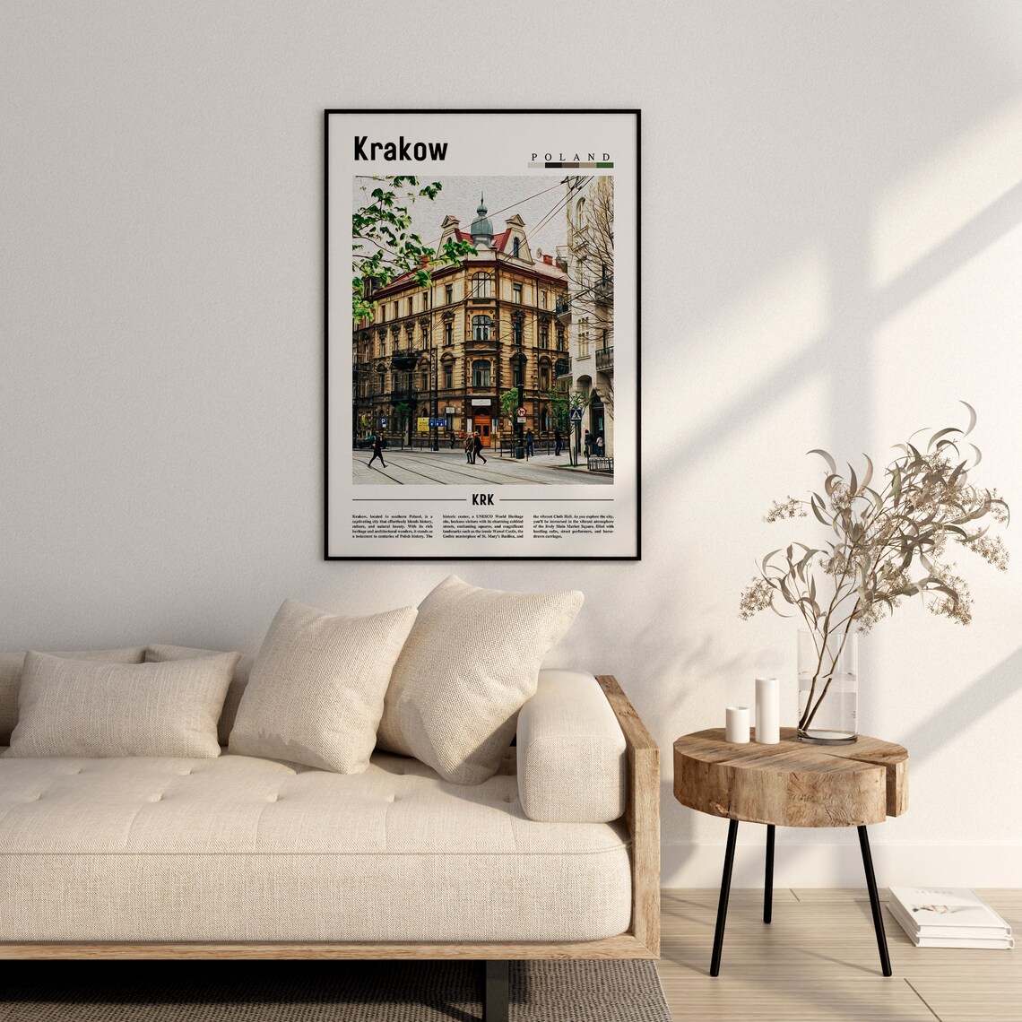 Krakow Poster Krakow Print Krakow Wall Art Europe Photo Europe Poster Europe Print Travel Poster - Image 2