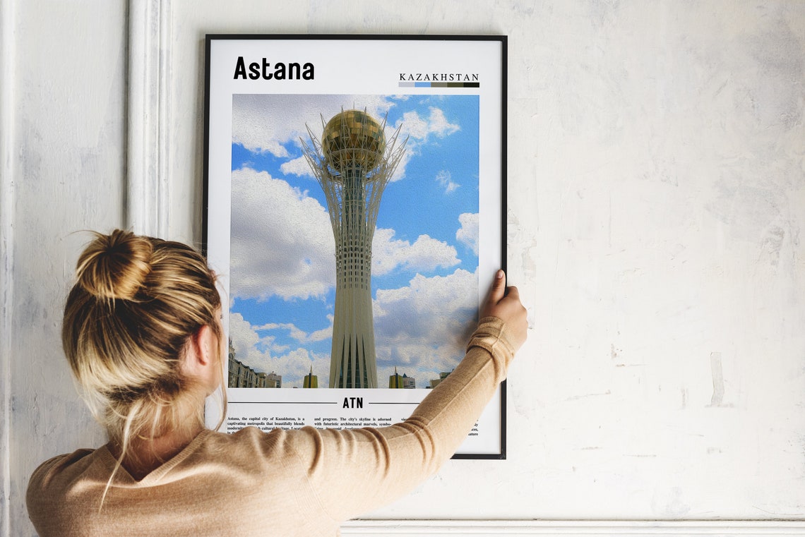 Astana Poster Astana Print Astana Wall Art Europe Photo Europe Poster Europe Print Travel Poster - Image 5