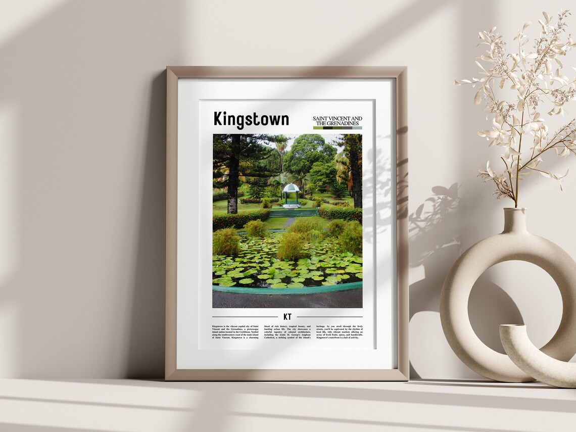Kingstown Travel Poster, Caribbean Photo - Image 3