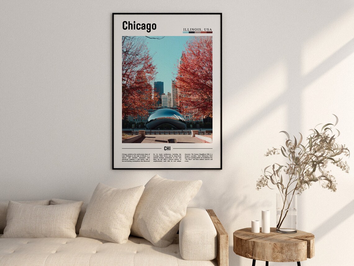 Chicago Travel Poster, United States Photo - Image 2