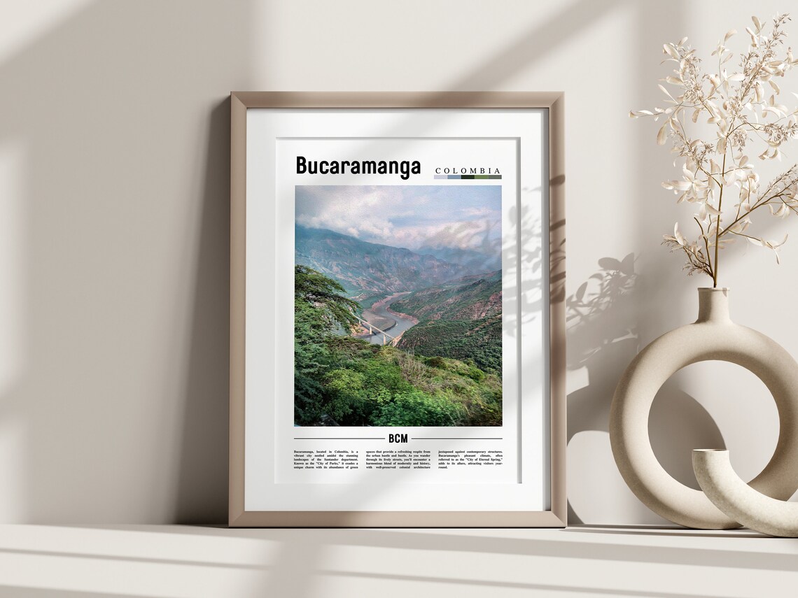 Bucaramanga, South America Travel Poster - Image 3