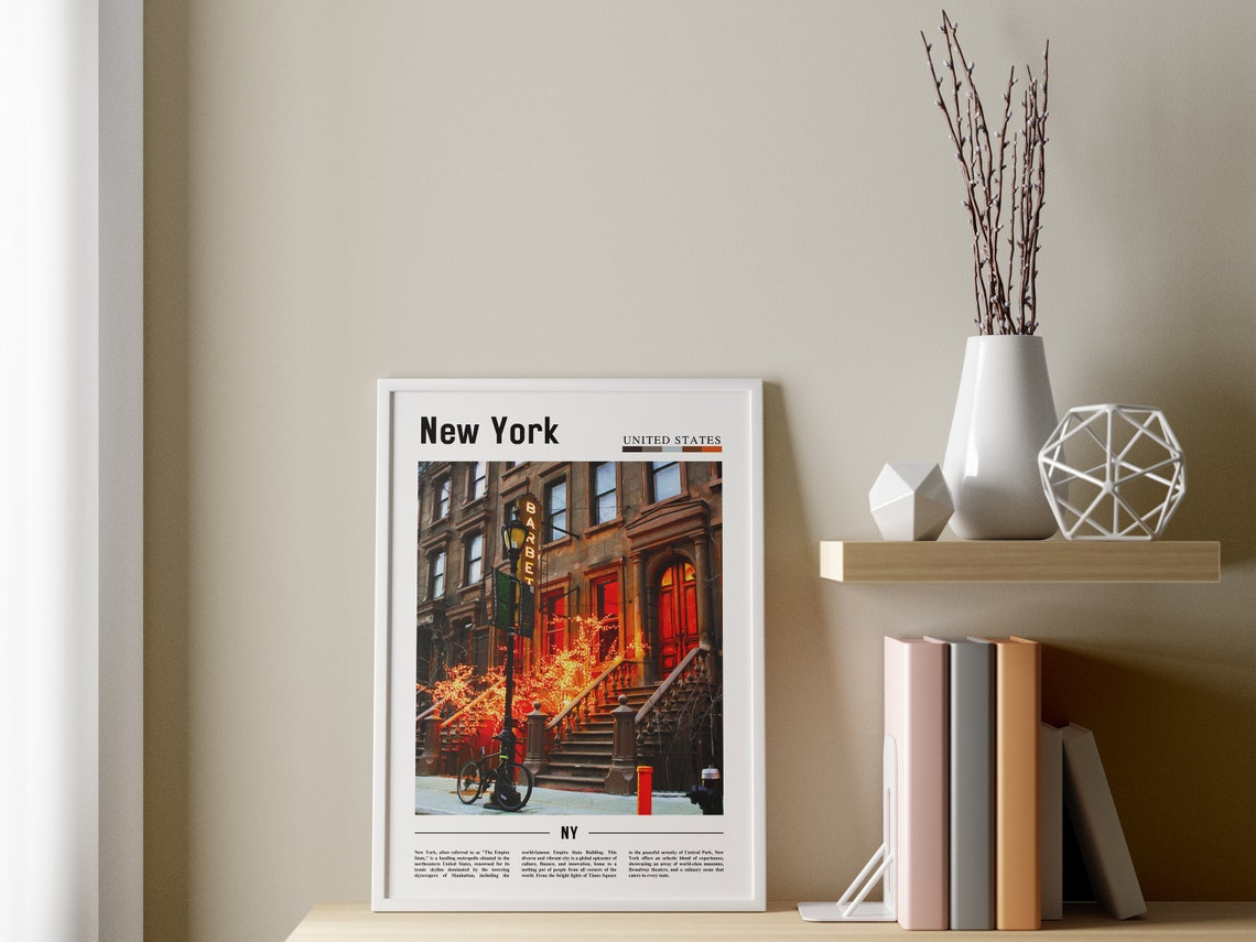 New York Poster New York Print New York Wall Art Ny Photo Ny Poster Ny Print New York Photo Travel Poster - Image 3
