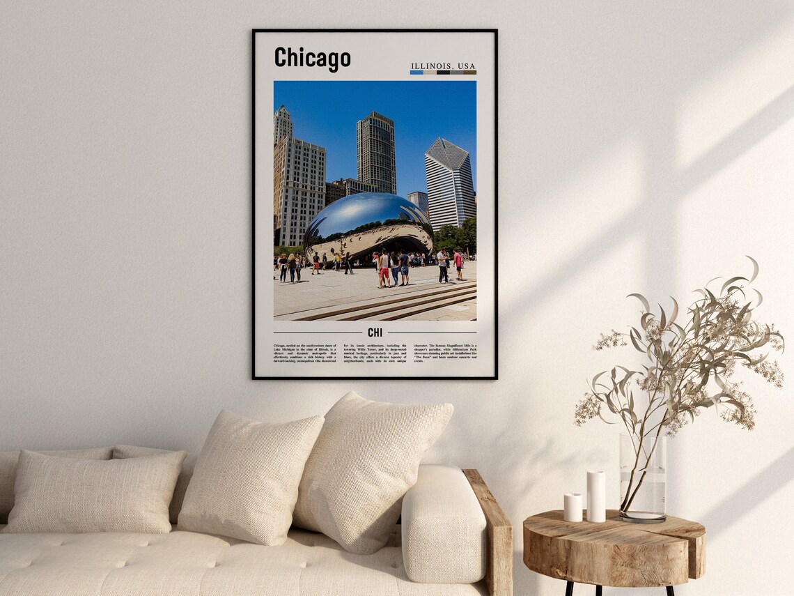 Chicago Travel Poster, United States Photo - Image 2