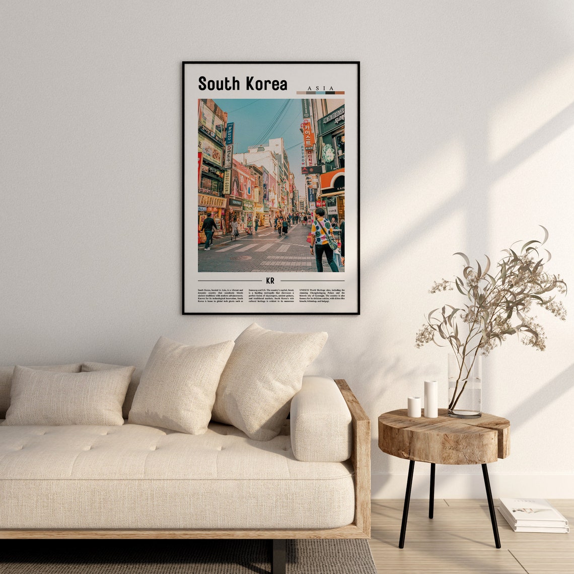 South Korea Minimal Travel Poster - Image 2