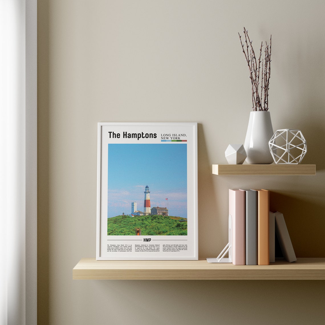The Hamptons Print The Hamptons Poster The Hamptons Wall Art Oil Painting Poster City Print City Artwork Travel Artwork Travel Wall Art - Image 3