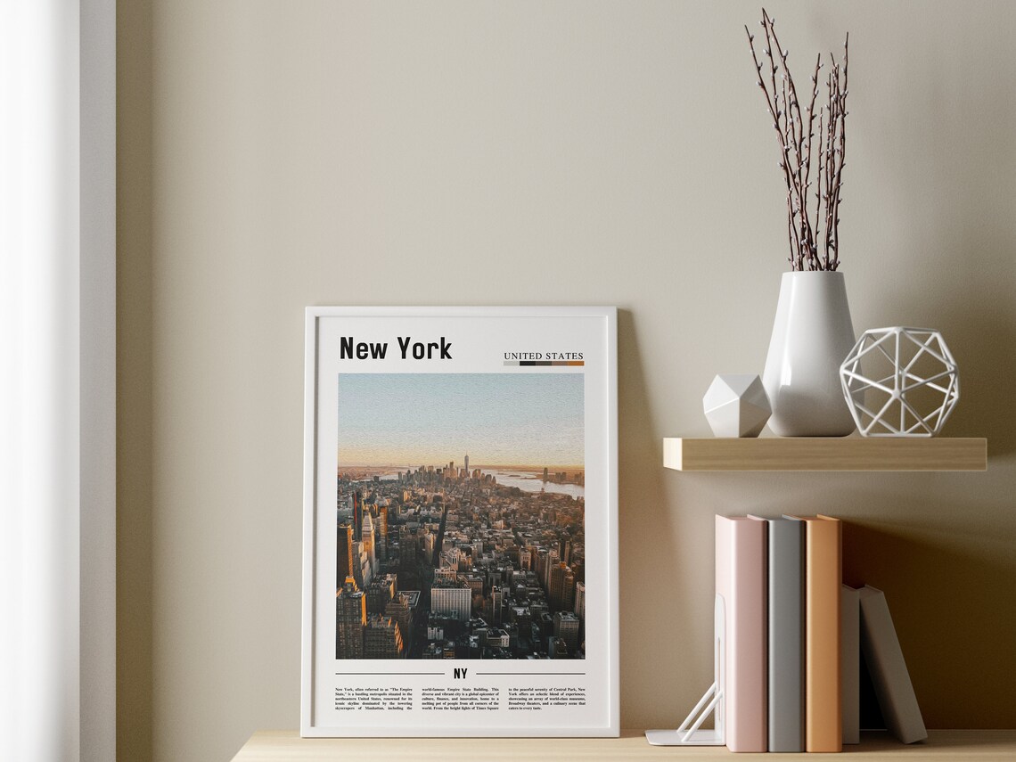 New York Travel Poster, City Photo Art Print - Image 3