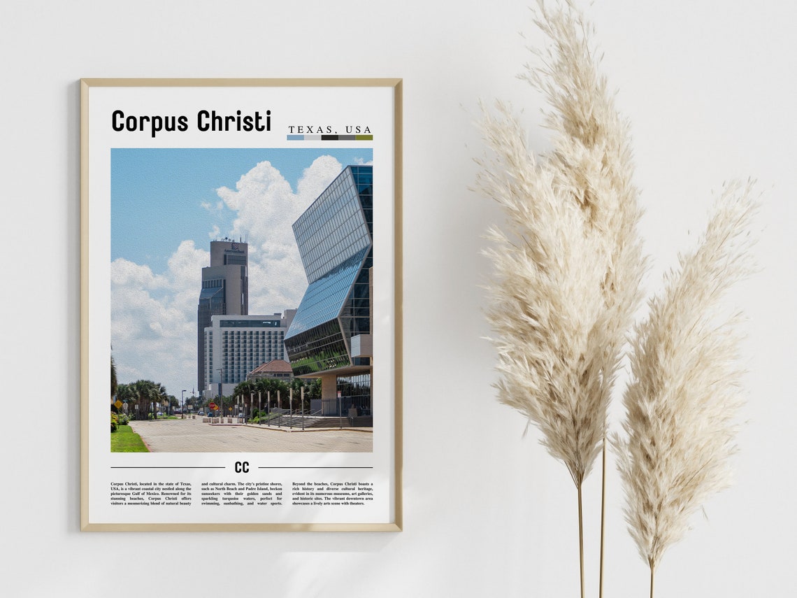 Corpus Christi Poster Corpus Christi Print Corpus Christi Wall Art United States Photo United States Poster United States Print - Image 4