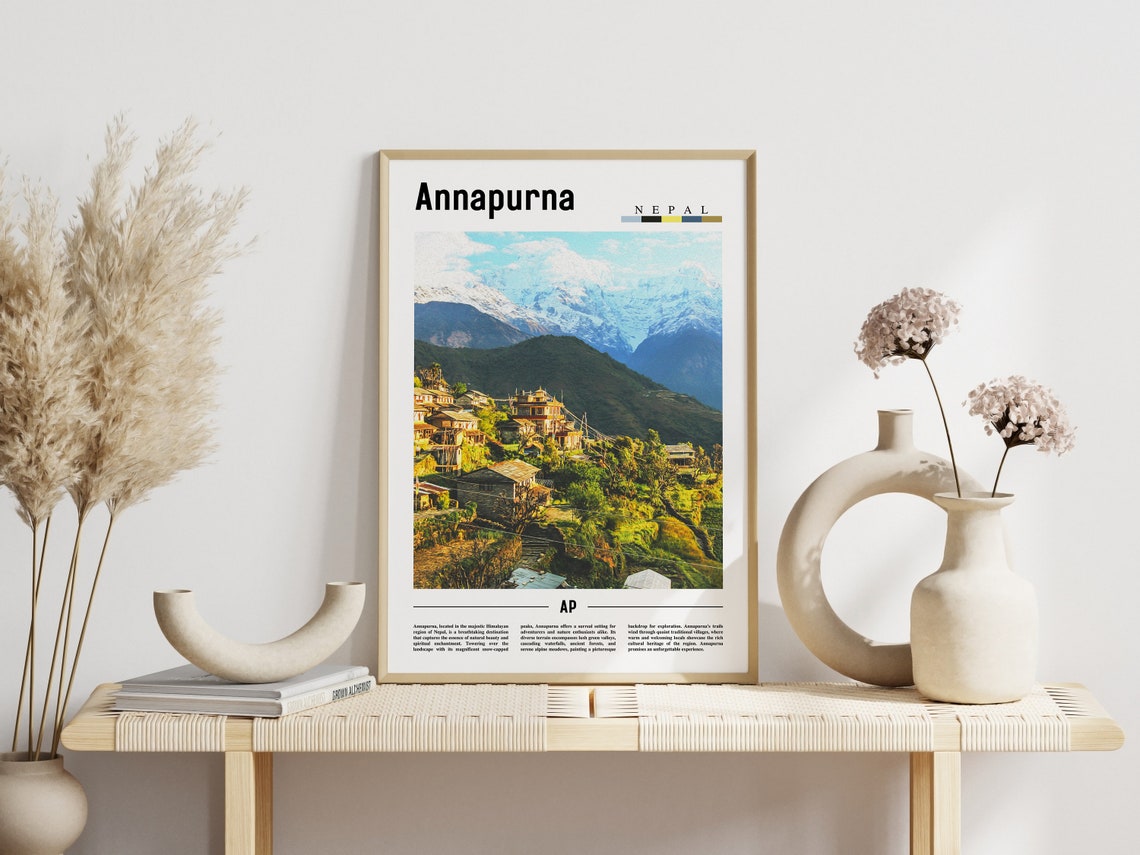 Annapurna Poster Annapurna Print Annapurna Wall Art United States Photo United States Poster United States Print - Image 6