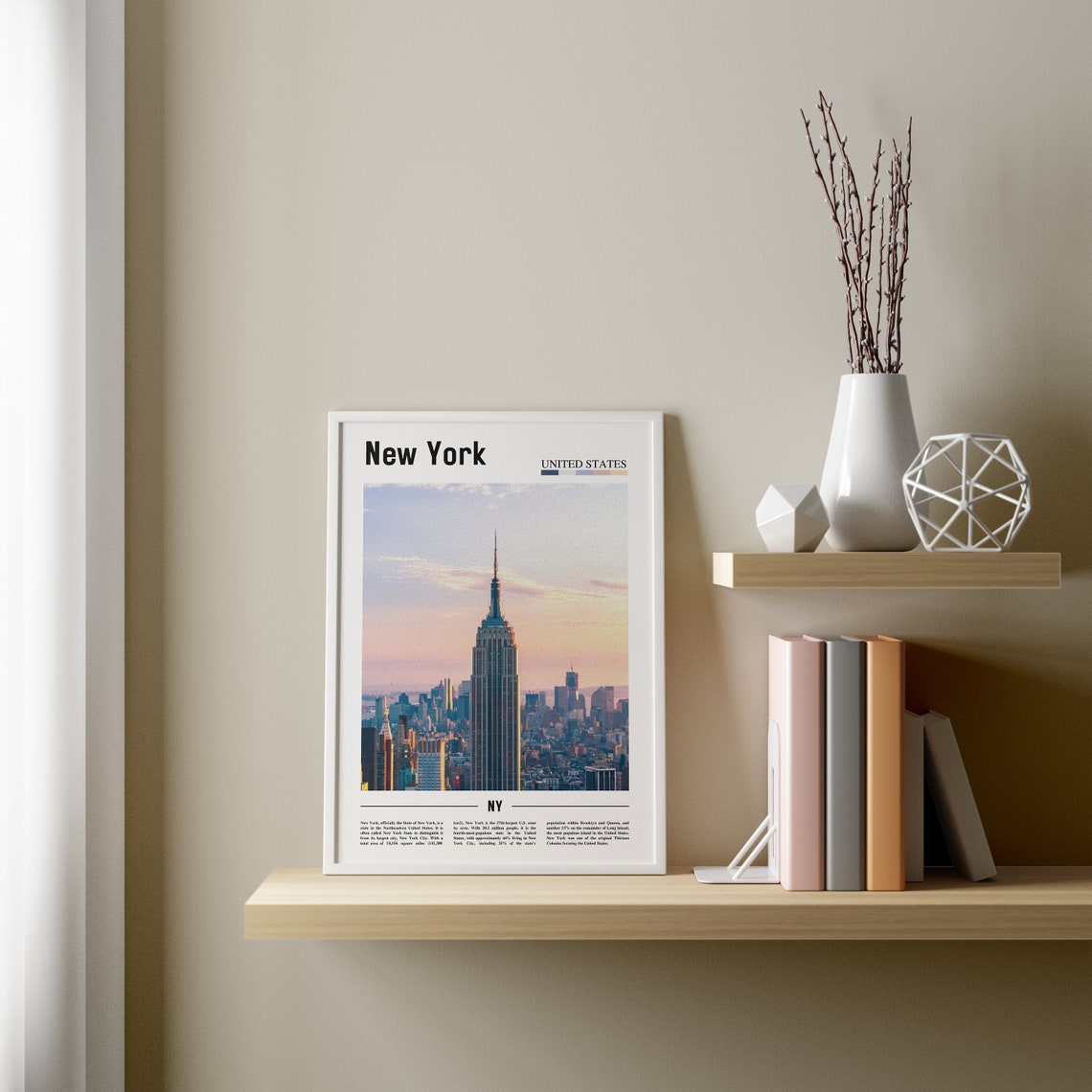 New York Poster New York Print New York Wall Art United States Photo United States Poster United States Print Travel Poster - Image 3