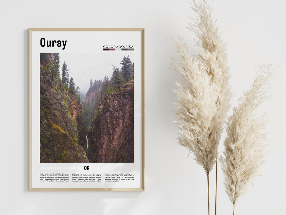 Ouray Poster Ouray Print Ouray Wall Art United States Photo United States Poster United States Print - Image 4