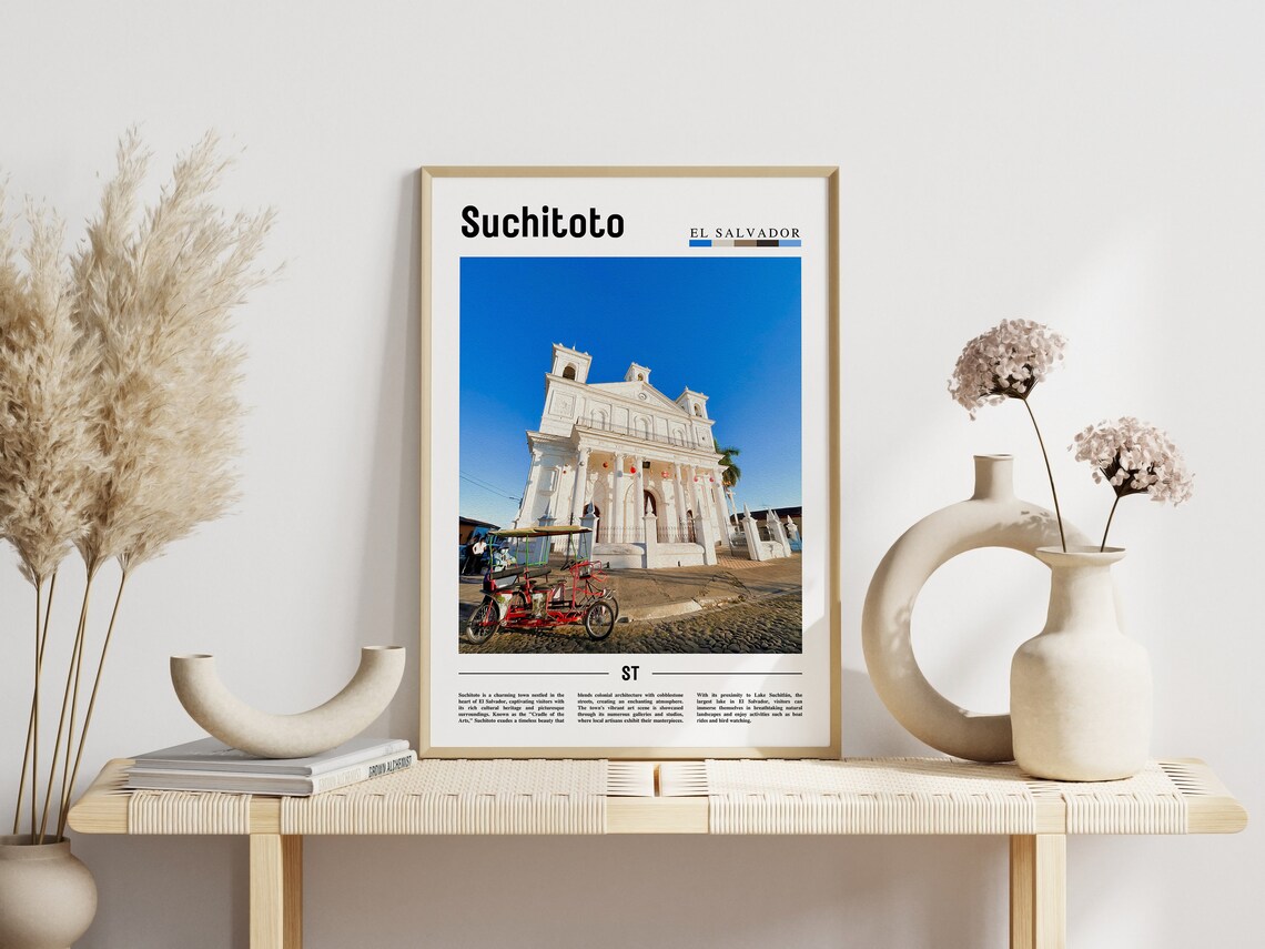 Suchitoto Travel Poster, Central America - Image 6