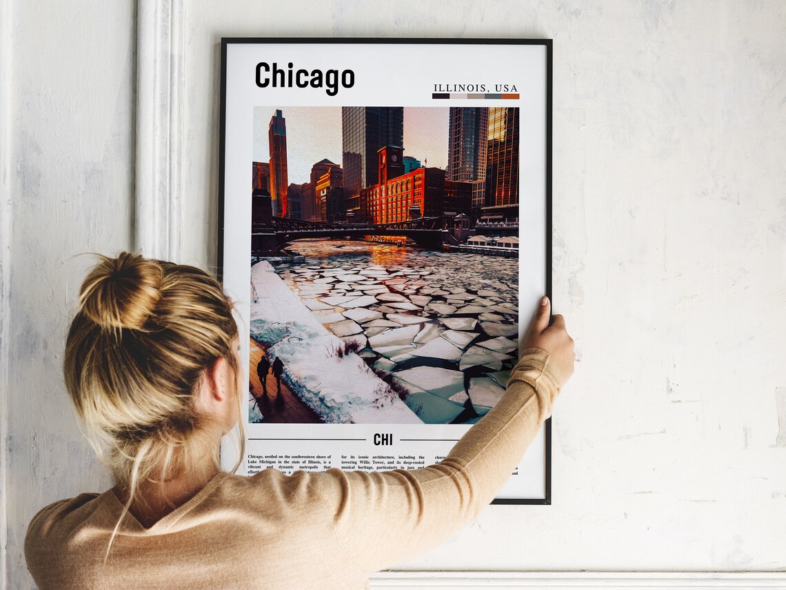 Chicago Travel Poster, United States Photo - Image 5