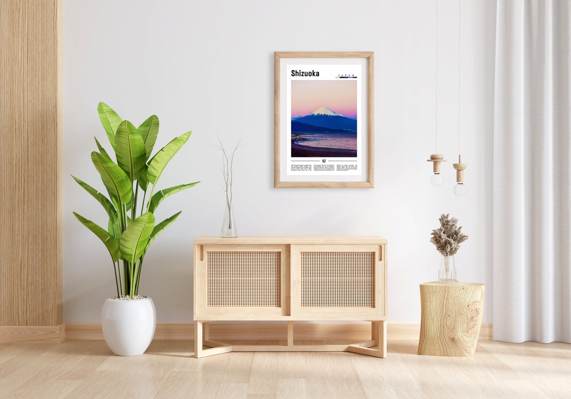Shizuoka Poster Shizuoka Print Shizuoka Wall Art Asia Print Asia Poster Asia Photo Minimal Travel Poster - Image 4