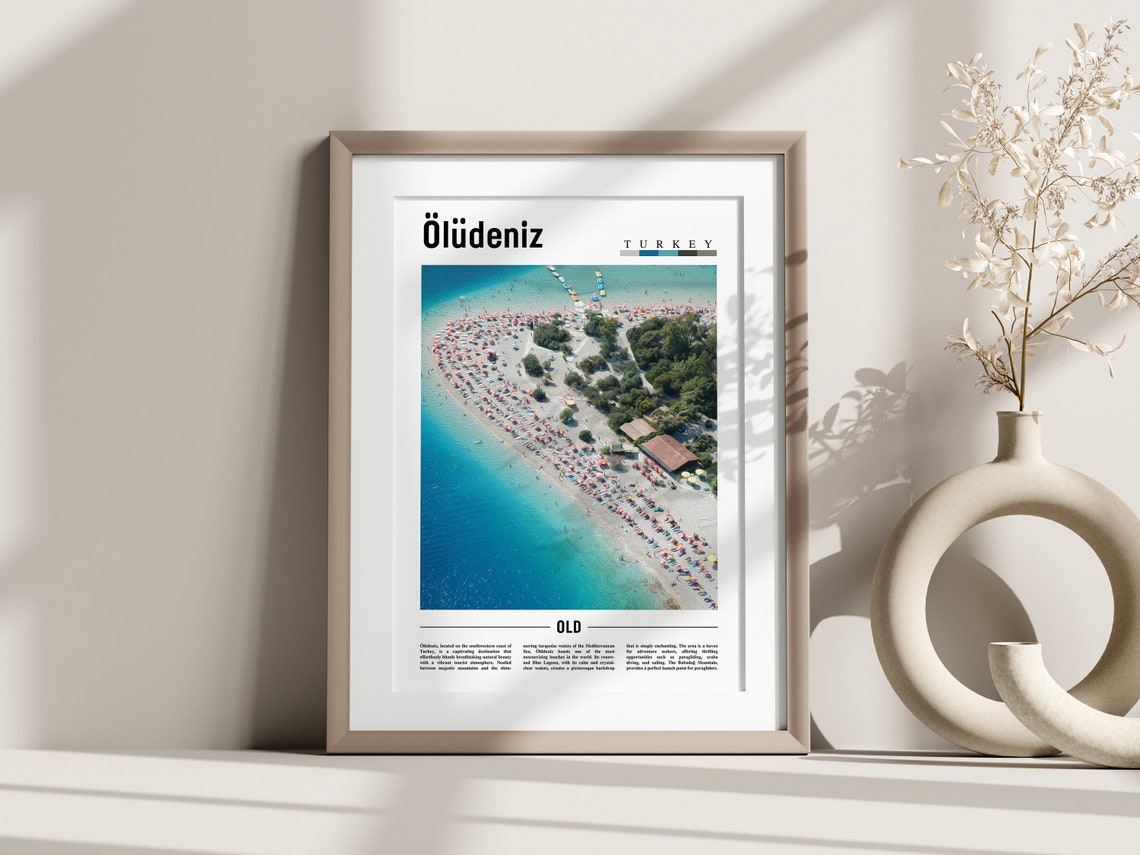 Ldeniz Poster Ldeniz Print Ldeniz Wall Art Europe Photo Europe Poster Europe Print Travel Poster - Image 3