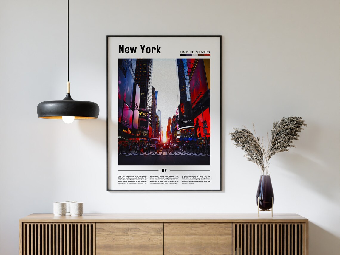 New York Travel Poster, City Photo Art Print - Image 4