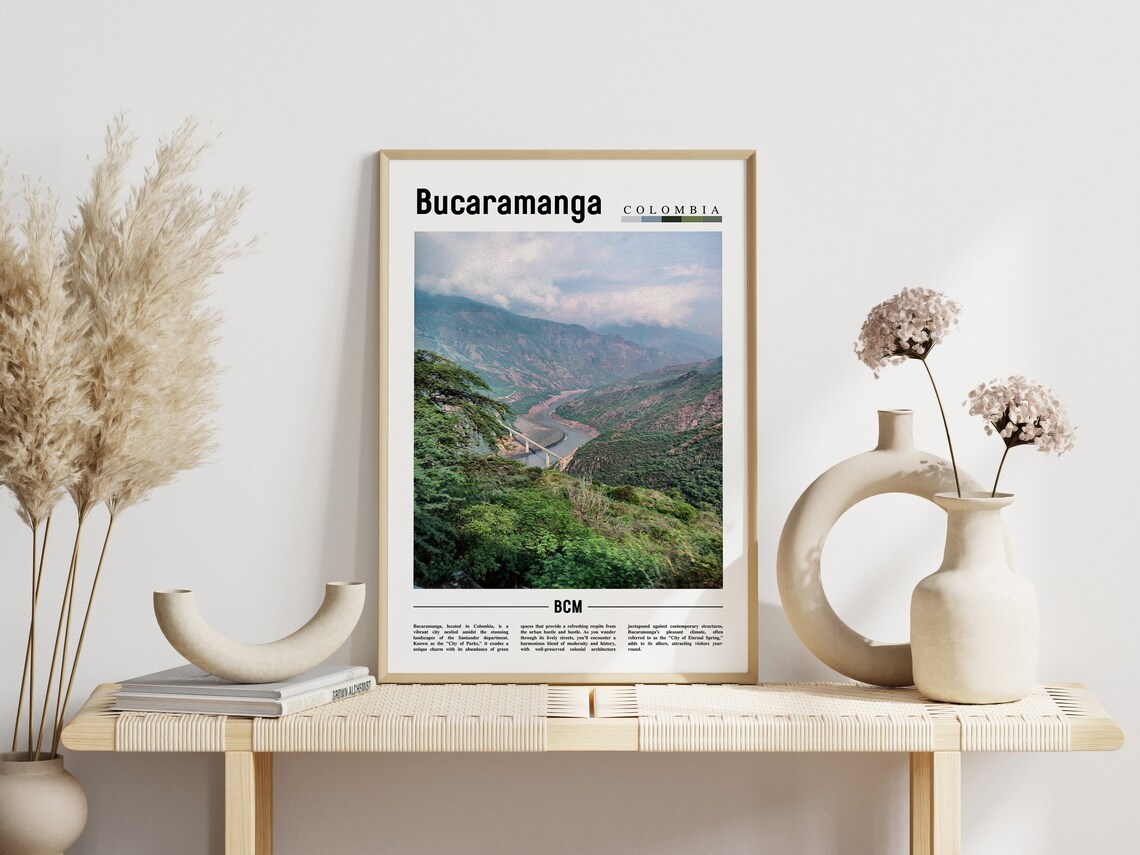 Bucaramanga, South America Travel Poster - Image 6